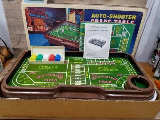 Waco Vintage Auto Shooter Craps Table Fully Automatic