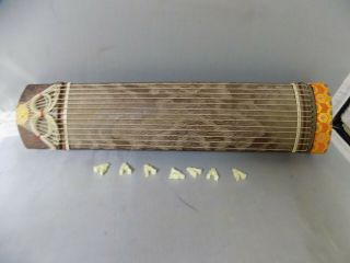 Japanese Koto 13 - String Musical Instrument (7) Bridges Small 11 - 1/2 " Plastic
