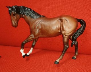 VINTAGE BESWICK HORSE & FOAL SPIRIT OF AFFECTION BROWN MATT FINISH PERFECT 3