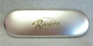 Riviera Hotel Casino Las Vegas Nevada Set Of 2 Pens With Tin Box Lqqk