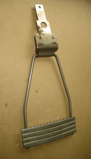 Vintage Gibson Guitar Tailpiece Trapeze Nickel For Archtop Guitars 1950 