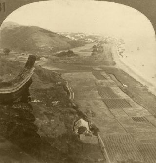 Keystone Stereoview Overlooking Hangchow Bay From 1920 