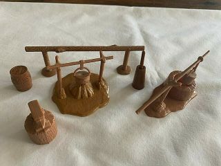 Marx Fort Apache,  Western Town Play Set Accessories