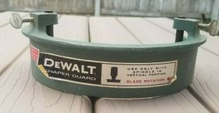 Vintage Dewalt Shaper Guard For Radial Arm Saw 119826/119827 19826/19829