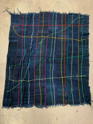 Vintage African Indigo Mudcloth Textile