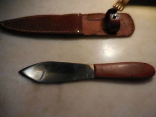 Vintage C1928 - 1948 Jean Case Cut Co.  Little Valley,  Ny Estate Knife With Sheath