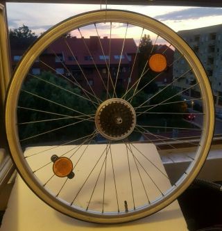 Vintage Ukai 27x1 - 1/4 Bicycle Bike Rim Hub Shimano 27 X 1 ¼ 32 - 630 Wheel