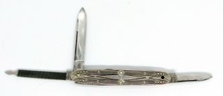 Antique Sterling Small Bros Inc.  Germany Pocket Watch Case Opener Knife
