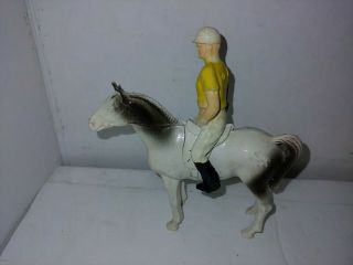 Group Of Vintage 50s/60s Plastic Toy Figures,  Bergen Polo Horse Rider,  Hong Kong 3