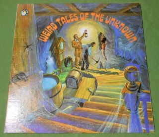 Vintage 33 Rpm Album Weird Tales Of The Unknown Halloween Record Album Ghosts Nr