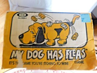 MY DOG HAS FLEAS 1979 Ideal Vintage Game No.  2026 - 3 2