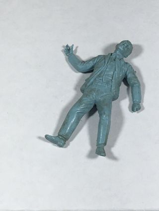 Vintage 1950s Marx Untouchables Playset Dead Gangster Plastic Character Figure