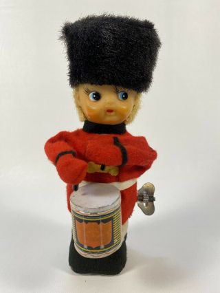 Vintage Wind - Up Toy Drummer Boy Soldier Made In Japan