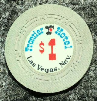 Frontier Hotel Casino $1 Chip Las Vegas Nevada Obsolete 1967 N1681