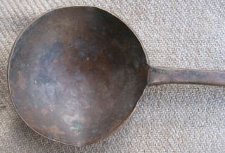 Antique Handmade Tibetan Tantrik Copper Kapala Offering Spoon,  Nepal 2