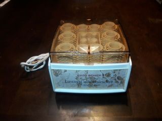 Vintage Lady Schick Lasting Curls Hairsetter Curlers/rollers W/beautifying Mist