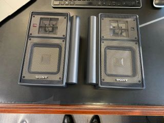 Vintage Sony Apm - X5a 8 Ohm 30w Shielded Speakers