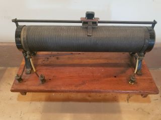 Vintage Wire Wound Rheostat Sliding Potentiometer Metal Science