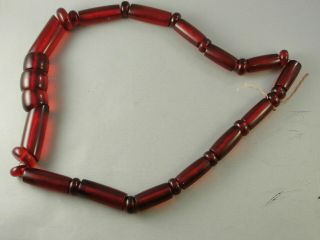 Very Large Vintage Cherry Amber Necklace - 181g
