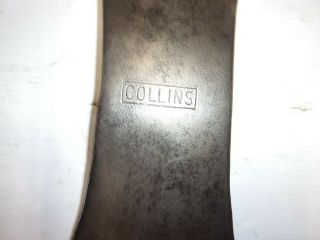 Vintage 3 1/2 lb Collins Double Bit Falling Axe Head Collector Woodsman Logging 2