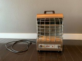 Vintage Markel Neo - Glo Fan - Glo Heetaire Model 198tn 1650 Watt Space Heater