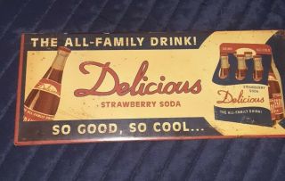 Vintage Advertising Soda Metal Signs