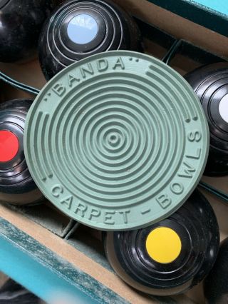 Vintage B&A Carpet Bowls The Indoor Carpet Game Banda Made in England 3