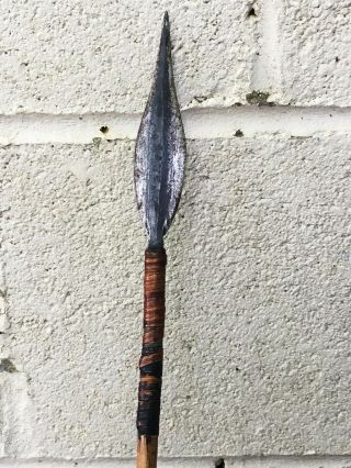 Old Rare Shape African Tribal Arrıow Arrowhead N Sword Rapier