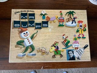1955 Ding Dong School Tv Show Mr Bumps Chenille Kraft Pipe Cleaner Art Set
