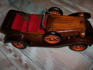Vintage Hand Made Wooden Car Handicrafts