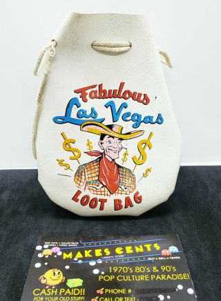 Vintage Fabulous Las Vegas Loot Bag - Golden Nugget Stardust Caesar Palace