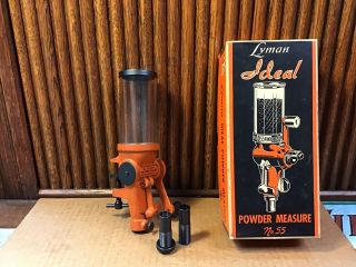 Vintage Lyman Ideal 55 Powder Measure With Box