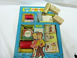 Hard To Find My Merry Stationary Store Miniature Playset 1950 