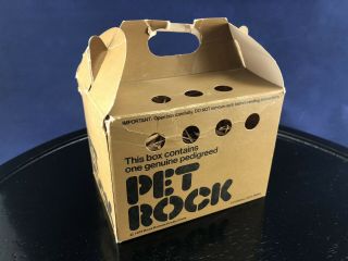 Pet Rock 1975 Rock Bottom Productions Vintage