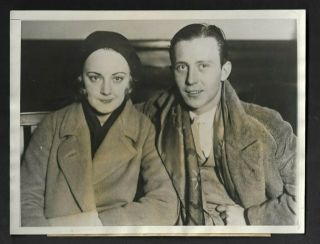 Press Photograph 1931 Actress Josephine Dunn To Wed Clyde E Greathouse 2153