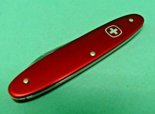 Wenger 85mm Patriot Red Alox Swiss Army Knife