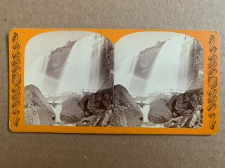 Niagara Falls Stereoview Untitled View Of The Falls By Bierstadt 1870s