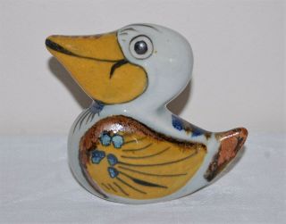 Vintage Ken Edwards Tonala Signed Handpainted Rare Ceramic Pelican