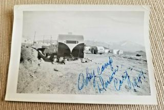 1949 Photograph Darwin California Ghost Town Mining Inyo County Trailers