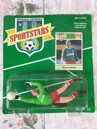 Vintage Kenner Sportstars Figures Liverpool Fc Bruce Grobbelaar 1989