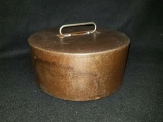 Vintage Wood Poker Chip Caddy Carousel With Cover