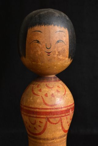 36cm (14.  2 ") Japanese Old Kokeshi Doll : No Signed