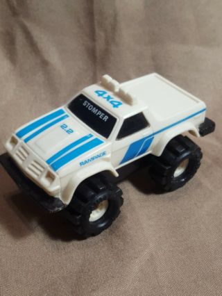 Schaper Stomper Blue And White Dodge Rampage 4x4 Truck 2.  2 Vtg Collectable