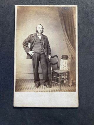 Victorian Carte De Visite Cdv: Gentleman Named Denyer?: Artlett: Landport