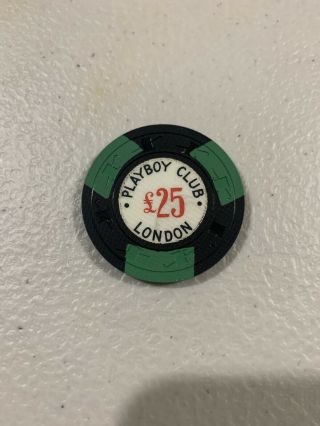 Playboy Casino Chip London Playboy Club Gaming Token 25 Pound £25