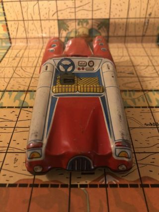 Vintage Linemar Tin Toy Car Made In Japan