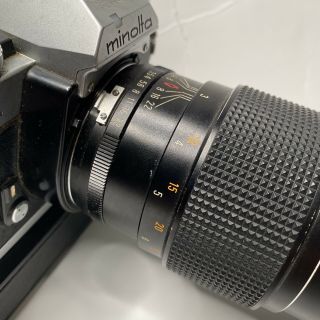 Vintage Minolta XD - 11 Camera Chrom With 200 mm Auto Focus Lens 3