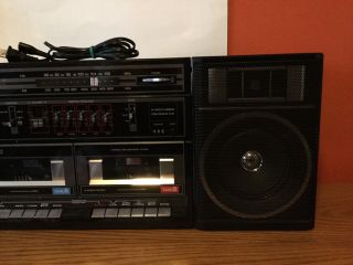 Vintage Sanyo C35 Boombox Cassette Player Stereo Equalizer C 35 3
