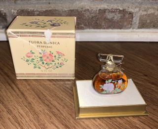 Vintage Flora Danica Royal Copenhagen 1/4oz Bottle Discontinued Perfume Vtg