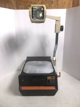 Vintage 3m Overhead Projector Model 213 F=355mm 120v 360w Woodgrain Style